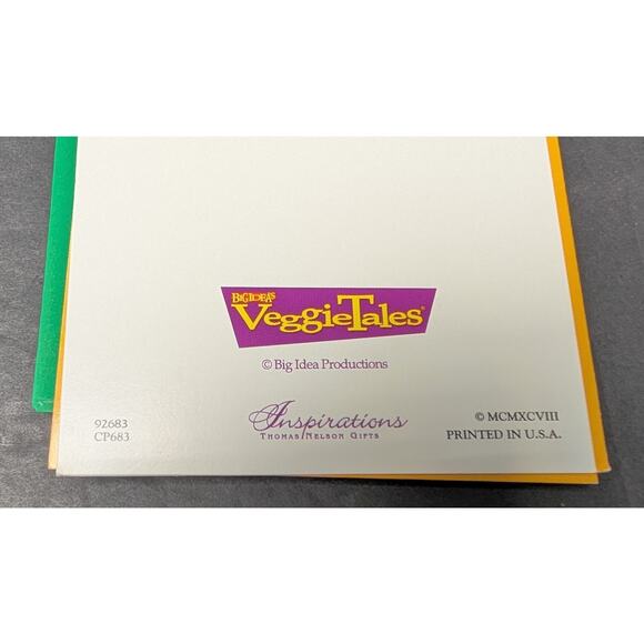 Vtg Veggie Tales Party Invitation Cards 90s Bob The Tomato Larry The Cucumber 13 - Picture 6 of 8